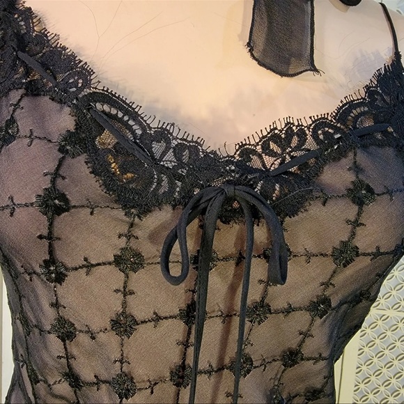 Vintage Rare Betsey Johnson Silk Dress - Picture 4 of 5